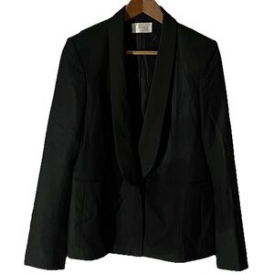 The Row Odice Black Blazer Jacket Wool Cotton and Silk NWT